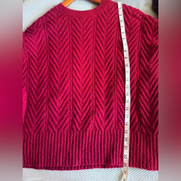 Banana Republic Cotton Cashmere Blend Cable Knit Sweater, EUC, M - Picture 6 of 6